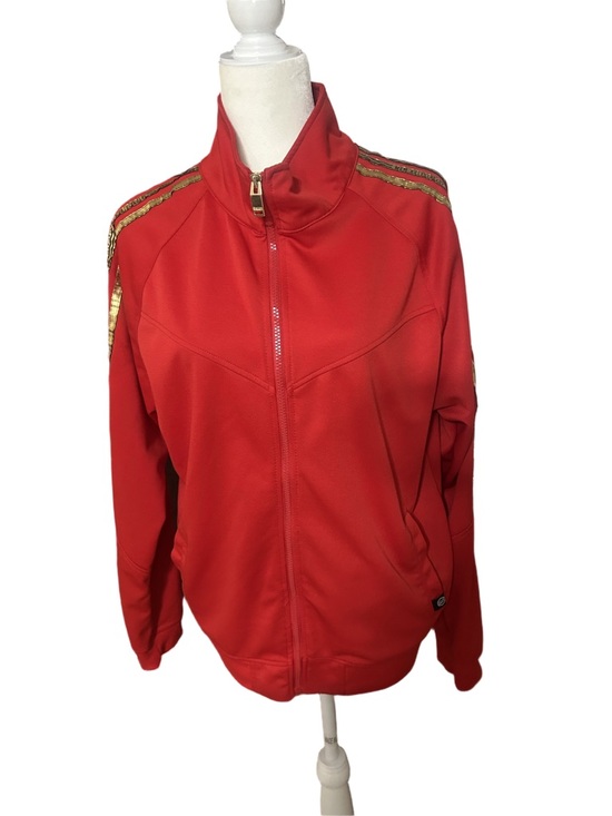 Premium denim company Other - Switch Red Track Jacket w/ Gold Logo Tape - Size Large